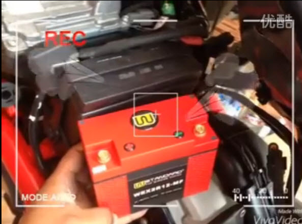 Video credit to a Thailand Rider after installed W-STANDARD Lithium Battery