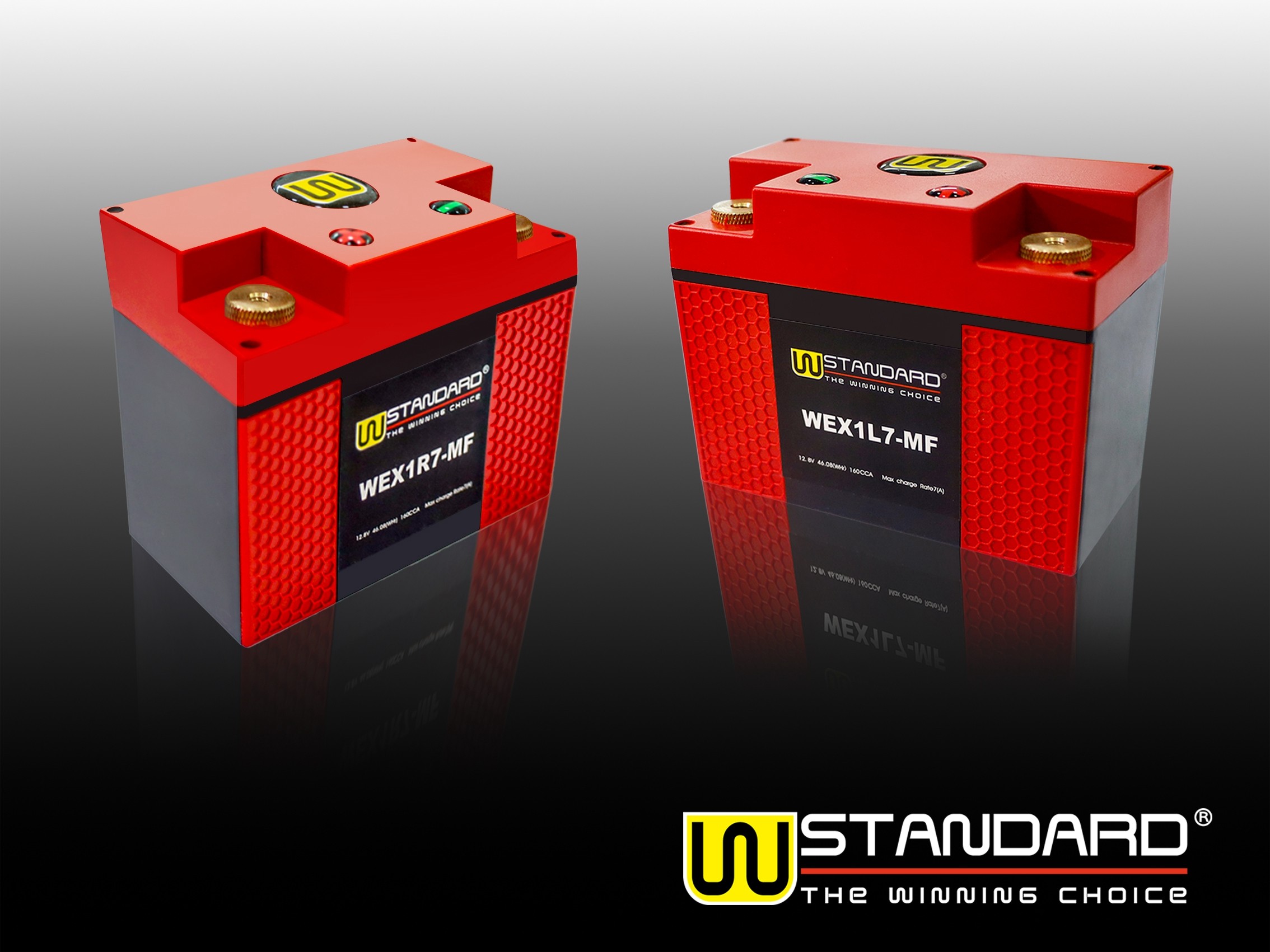 01-W-STANDARD Motorcycle lithium battery WEX1R7-MF Start the power supply 7Ah