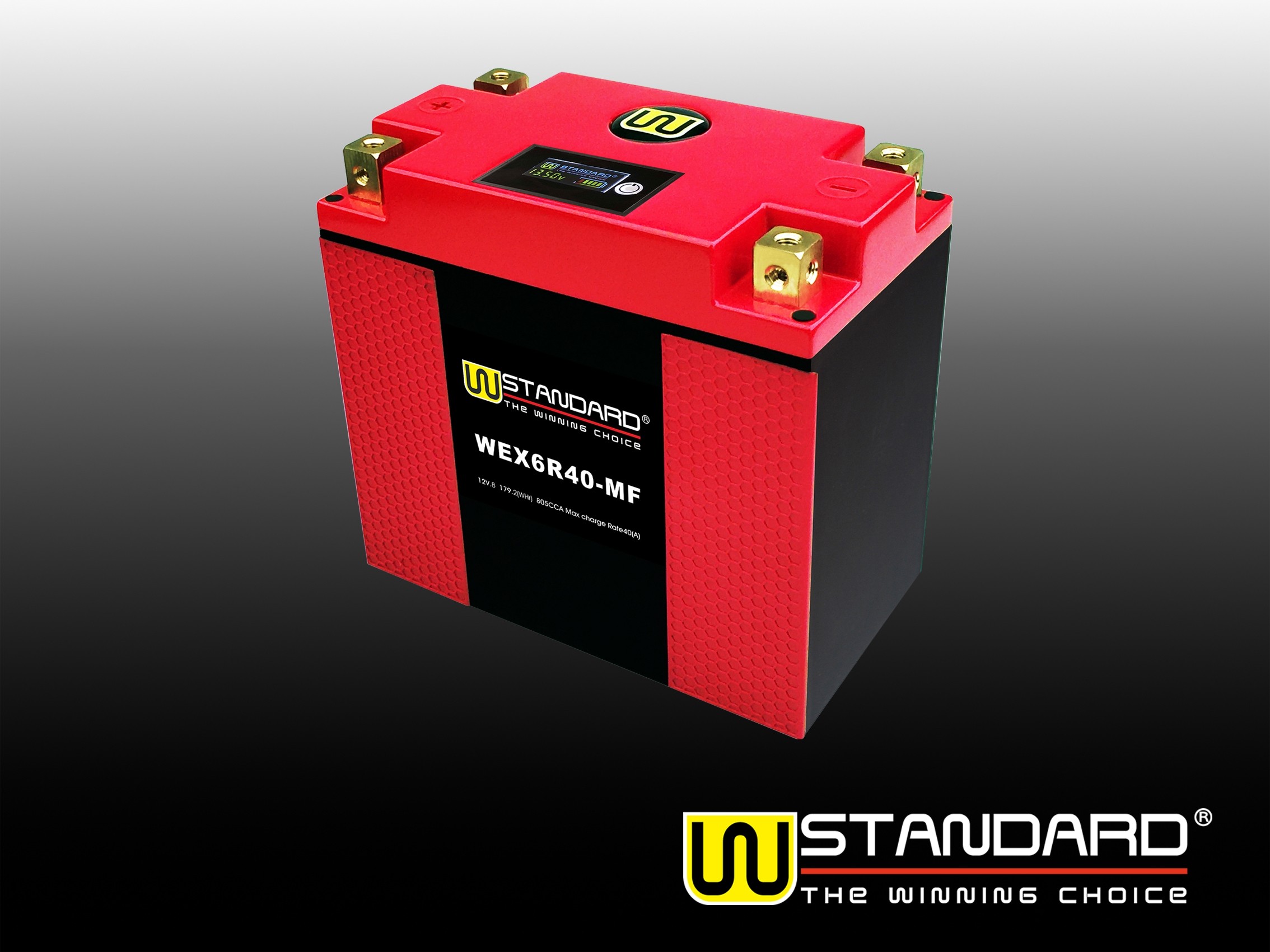 11-W-STANDARD Motorcycle lithium battery WEX6R40-MF Start the power supply 40Ah