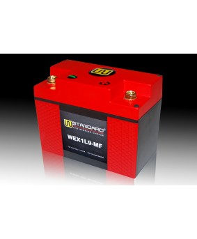 02-W-STANDARD Motorcycle lithium battery WEX1L9-MF Start the power supply 9Ah