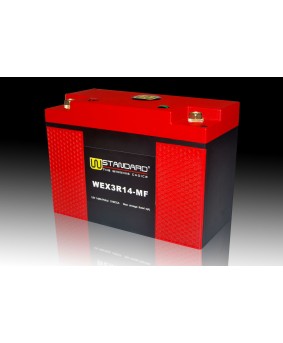 04-W-STANDARD Motorcycle lithium battery WEX3R14-MF Start the power supply 14Ah