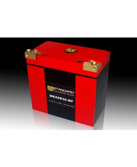10-W-STANDARD Motorcycle lithium battery WEX6R36-MF Start the power supply 36Ah Harley