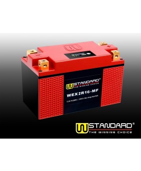 13-W-STANDARD摩托车锂电池WEX2R16-MF启动电源16Ah