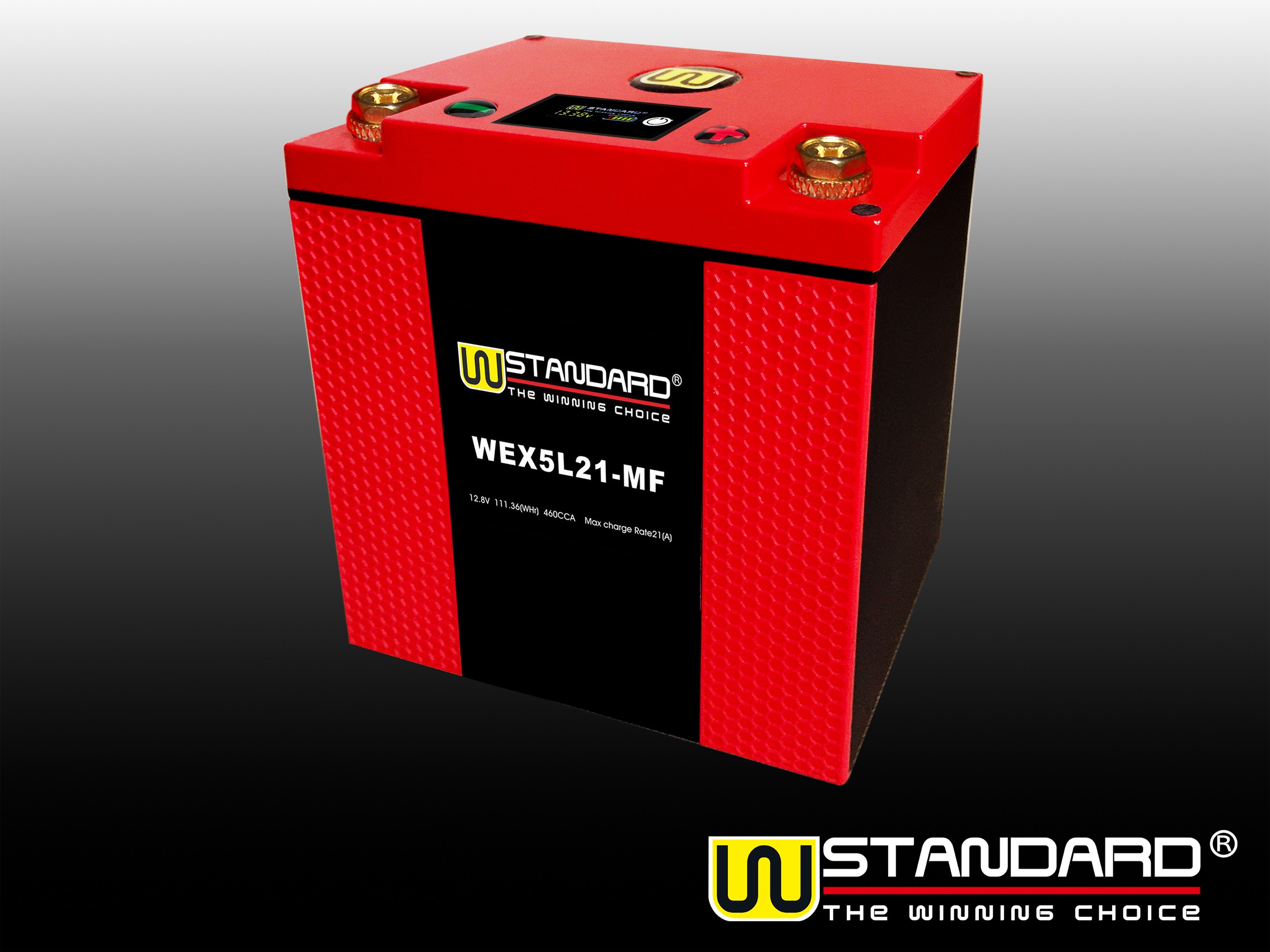 14-W-STANDARD摩托车锂电池WEX5L21-MF启动电源21Ah