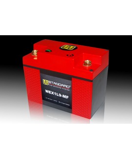 02-W-STANDARD摩托车锂电池WEX1L9-MF启动电源9Ah